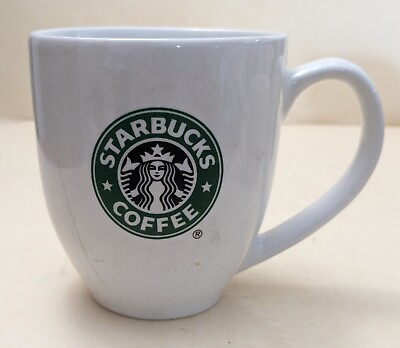 #ad Ceramic Mug Starbucks 14 fl oz Mug Classic Logo White Green Mermaid Siren.