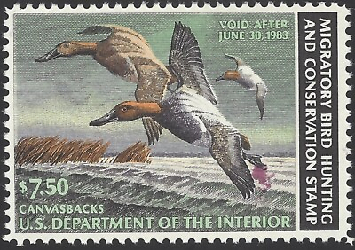 #ad #ad US Scott # RW49 MNH OG XF Single Stamp 1982 US Federal Duck Stamp