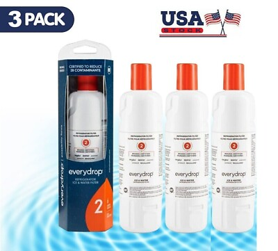 #ad NEW W10413²645A EDR2²RXD1 Filter 2 9082 Refrigerator Ice Replacement US 3Pack
