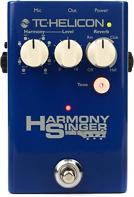 #ad TC Helicon Vocal Compact Effects Pedal Harmony Reverb Tone Harmony Singer 2 New