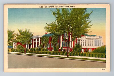 #ad Kingsport TN Tennessee Kingsport Inn Advertising Antique Vintage Postcard