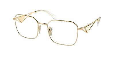 #ad NEW Prada A51V Eyeglasses ZVN1O1 Gold 100% AUTHENTIC