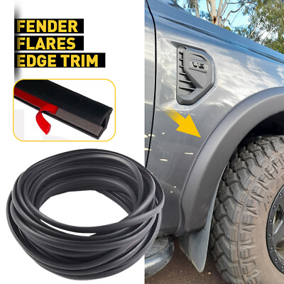 #ad 9M Edge Trim Fender Rubber Gasket Seal Flare Rubber For Car Truck Wheel Wells