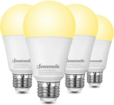 DEWENWILS LED A19 Light Bulbs 3 Way 40 60 100W Equivalent LED Bulbs Warm White
