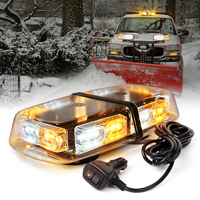 #ad Xprite 36 LED Rooftop Strobe Lights Truck Emergency Warning Rescue Hazard Light