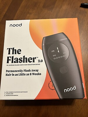 #ad #ad Nood The Flasher 2.0 IPL Laser Hair Removal Handset BLACK USED CIB Tested