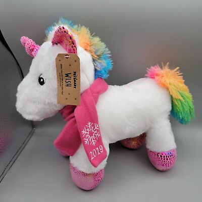 #ad Petsmart quot;Wishquot; Unicorn Squeaky Plush Dog Toy 2019 Collectible NWT