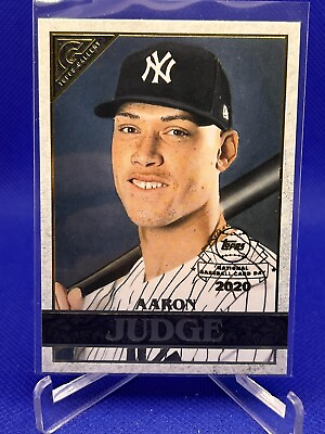 #ad 2020 Topps Gallery Preview Aaron Judge GP 4 National Baseball Card Day 