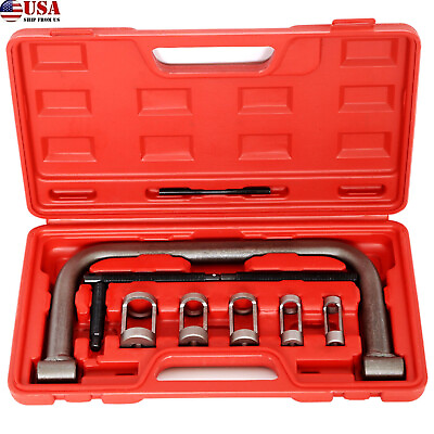 #ad 5 Sizes Valve Spring Compressor Pusher Automotive Tool For Car Motorcycle Kit
