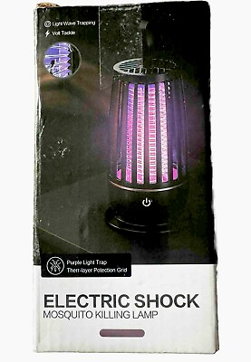#ad ELECTRIC SHOCK MOSQUITO Zapper USB Direct LED Light 360° FLYING PEST KILLER