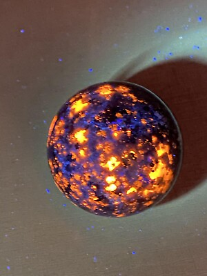 #ad 1pc Natural Yooperite Ball Quartz Crystal Polished Sphere reiki 45mm healing