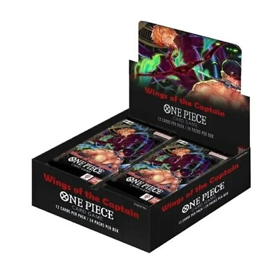 #ad One Piece OP 06 Wings Of The Captain Booster Box English New Sealed