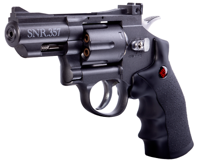 #ad Crosman Snub Nose SNR357 .177 Dual Ammo CO2 Air Revolver Gun