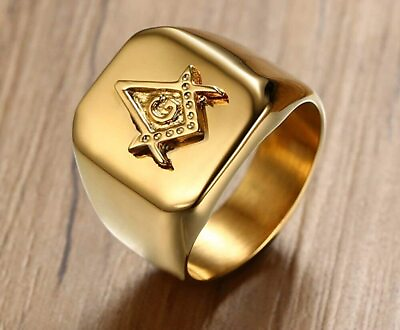 #ad lluminati Infinity Ring Luck Enlightement Sucess Power Wealth Masonic Freemason