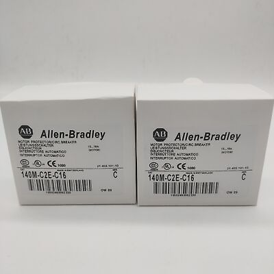 #ad Allen Bradley 140M C2E C16 Motor Protector Circuit Breaker Ser. C New in Box
