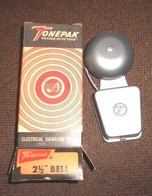 #ad NEW Vintage SIGNAL 2.5quot; VIBRATING School BELL Fire ALARM Security WALL Gong 302T