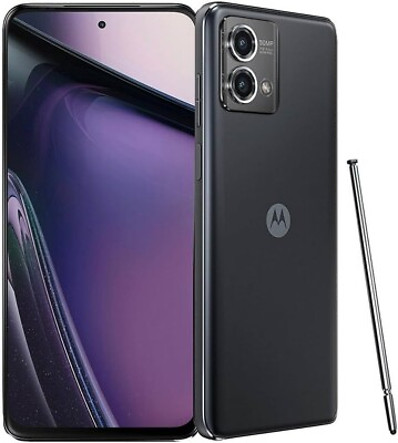 #ad Motorola Moto G Stylus 5G 2023 XT2315 128GB Fully Unlocked Black Excellent