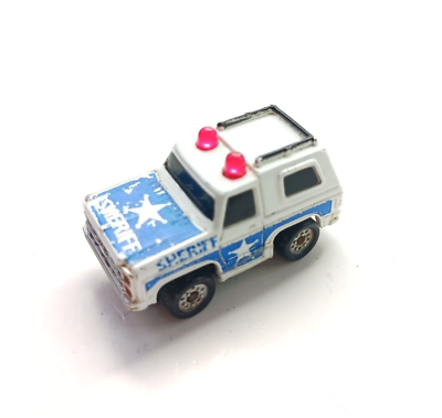 #ad #ad Majorette Micro Sonic Flasher Patrol Car Sheriff Police SUV Truck WORKS