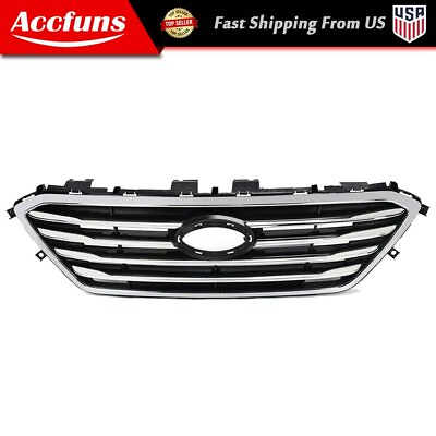 #ad Front Bumper Grille Fit For Hyundai Sonata 2015 2016 2017 Factory Style Grill