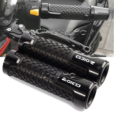 #ad Black motorcycle Grips Handle bar Handlebar For BMW G310R 2016 2023 accessories