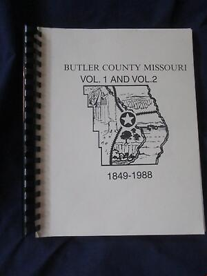 #ad Butler County Missouri 1849 1988 Vol. 1 amp; 2 Reprint History Genealogy Families