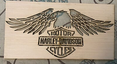 #ad Harley Davidson Stencil X Large. 3 16quot; Thick. Wooden. 11” X 16” Reusable