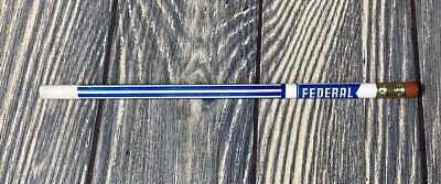#ad #ad Vintage Federal Fertilizer White Blue Unsharpened Pencil