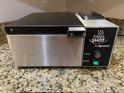 #ad Adcraft CTS 1800W Fresh Shot Countertop Steamer with Half Size Pan 1800W 120v