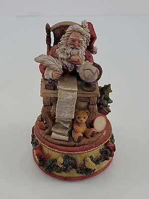 #ad Vintage Musical Santa 1994 St. Nicholas and Me quot;Santa Claus Is Coming To Town