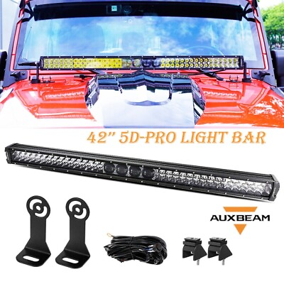 #ad AUXBEAM 42quot; inch LED Work Light Bar Combo Driving Lamp For Jeep Ford SUV Offroad