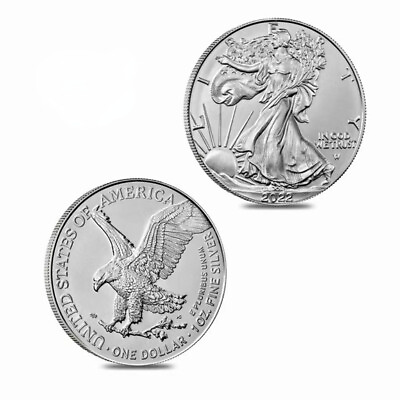 #ad 2022 US Coins 1oz The United States Statue of Liberty Silver Coin