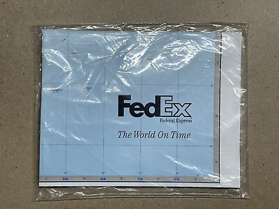 #ad Vintage 1980 90s SEALED FedEx Federal Express Map RARE NIP Collectors 8064CU