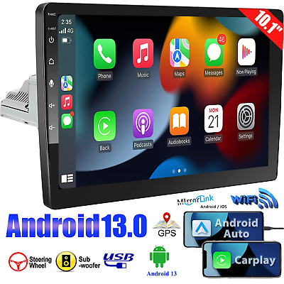 #ad #ad 10.1#x27;#x27; Double 2 Din Android 13 Touch Screen Car Stereo Radio GPS WIFI BT Carplay