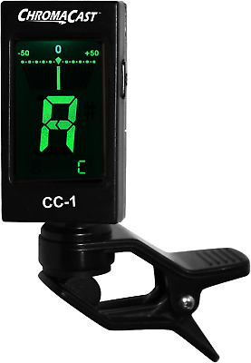 #ad CC 1 Clip On Tuner for Guitar Bass Violin Ukulele