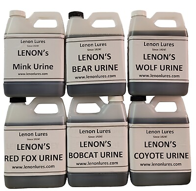 #ad Lenon#x27;s Urine Choose Bear Bobcat Coyote Mink Fox Wolf 4 oz to Gallon Size