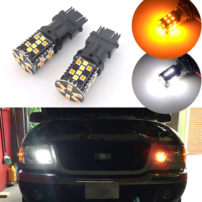 #ad No Hyper Flash Switchback LED Turn Signal Lights Bulbs for Ford Ranger 2001 2011