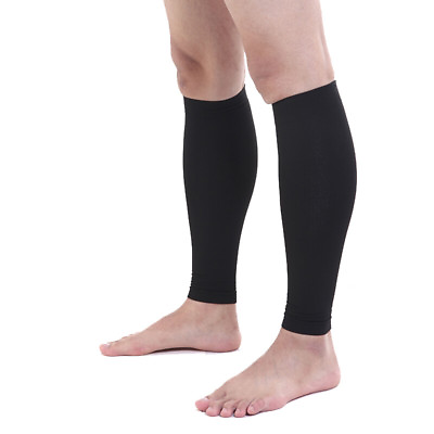#ad Compression Sleeves Women Men Calf Support Varicose Veins Travel Flight Athletic