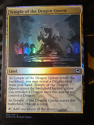 #ad Temple of the Dragon Queen FOIL Adventures in the F R NM MTG FREE SHIPPING