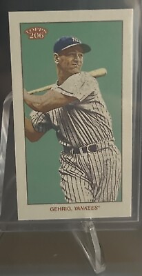 #ad Lou Gehrig 2023 Topps 206 High Series Mini New York Yankees