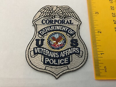 #ad Police US Department Of Veterans Affairs Corporal collectible patch