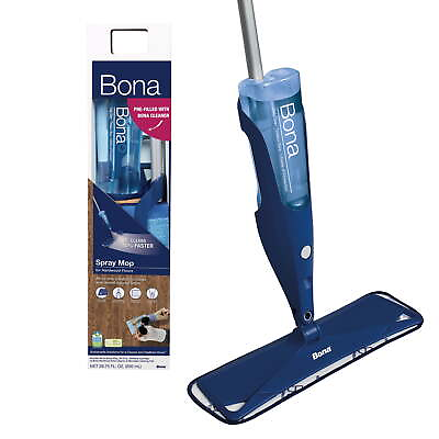 #ad Bona Spray Mop for Hardwood Floors with Refillable Cartridge amp; Washable