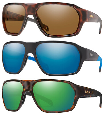 #ad Smith Optics Deckboss Polarized ChromaPop Sunglasses w Glass Lens 204066 Taiwan