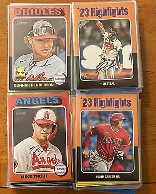 #ad 2024 TOPPS HERITAGE BASEBALL SP#x27;S #1 100 407 You Pick. Combined Shipping