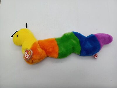 #ad Ty Beanie Buddy 1999 INCH the Worm 12 Inch Large Stuffed Animal Plush Toy