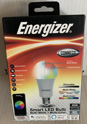#ad Smart LED Bulb Multi White Multi Color