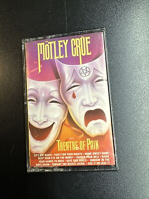 #ad Motley Crue Theatre of Pain Hard Rock Cassette Tape BMG Direct