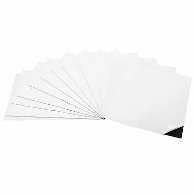 #ad 8.5 x 11 Inch Strong Flexible Self Adhesive Magnetic Sheets 12 Pieces