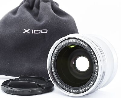 #ad FUJIFILM WCL X100 Wide Conversion Lens Black for X100 series Near Mint #3011A