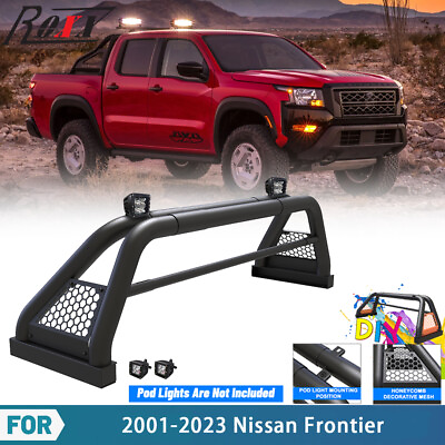 #ad DIY Adjustable Truck Bed Chase Rack Roll Bar For 2001 2023 Nissan Frontier