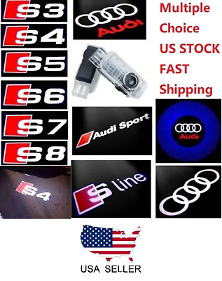 #ad #ad For AUDI Door Logo Lights LED Laser Ghost Shadow Projector Courtesy S3 6 R8 Q7 A